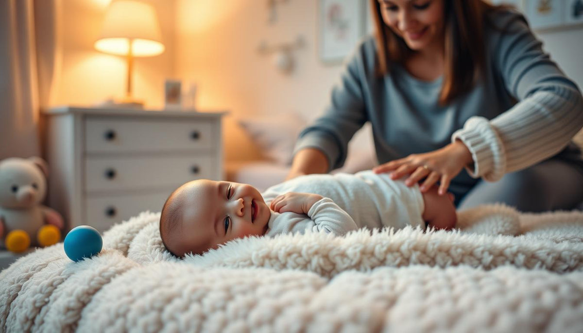 Baby Massage Einschlafen