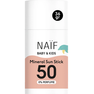 Mineralischer Sonnenstick Baby & Kind, LSF 50, 0% Parfüm (36 g)