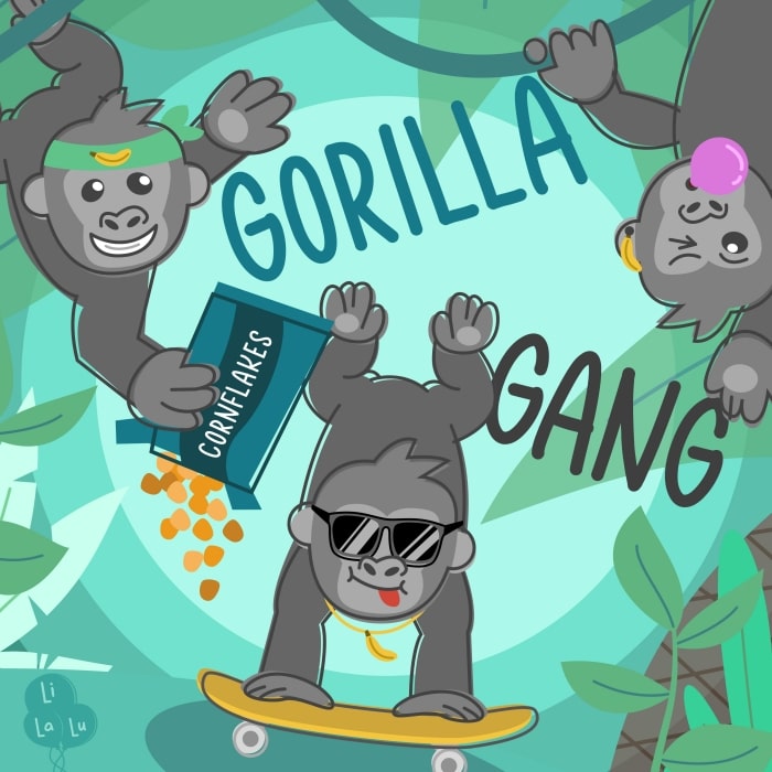 Lila Luftikus - Gorilla Gang (Kinderlied)