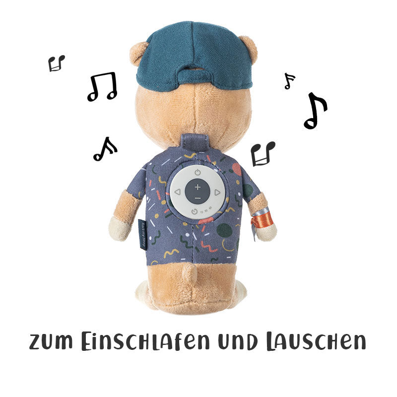 Schlaf-Gut-Set: Spieluhr inkl. Gutschein (5 Songs) & Klemmring