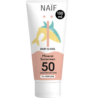 Mineralische Sonnencreme Baby & Kind, LSF 50, 0% Parfüm (100 ml)