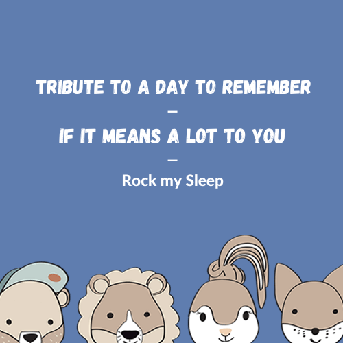 A Day To Remember - If It Means A Lot To You (Cover)