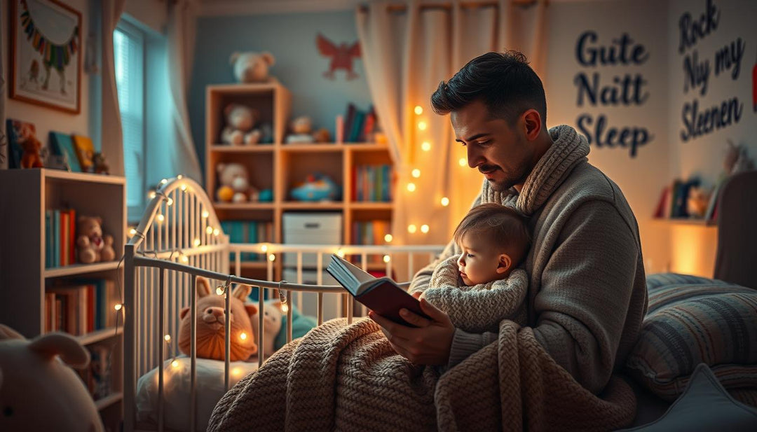 Gute Nacht Geschichte aufnehmen