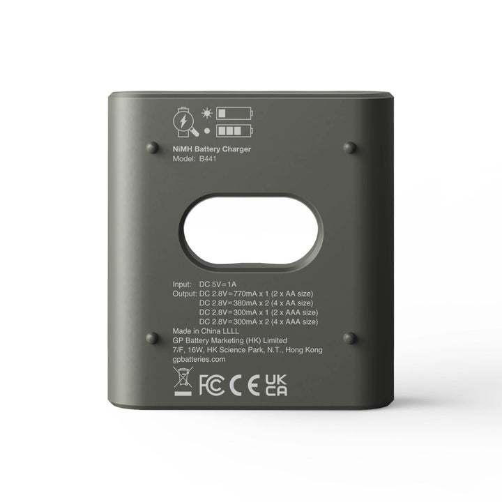 4 AAA-Akkus mit USB-Ladegerät