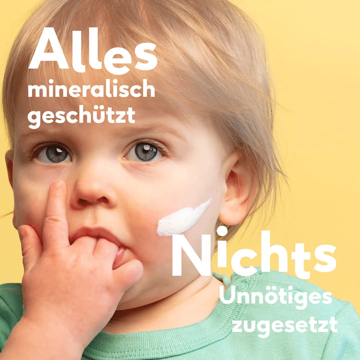 Mineralische Sonnencreme Baby & Kind, LSF 50, 0% Parfüm (100 ml)