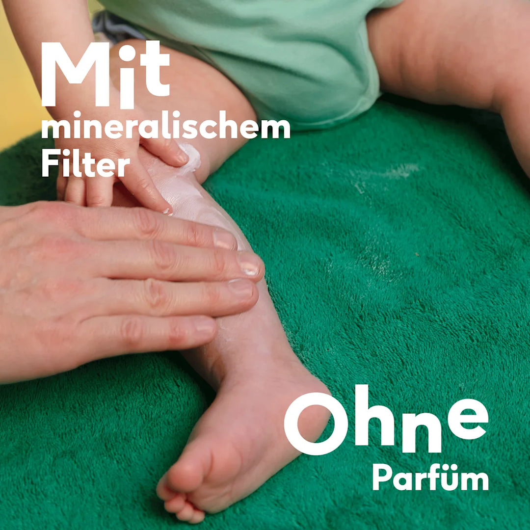Mineralische Sonnencreme Baby & Kind, LSF 50, 0% Parfüm (100 ml)