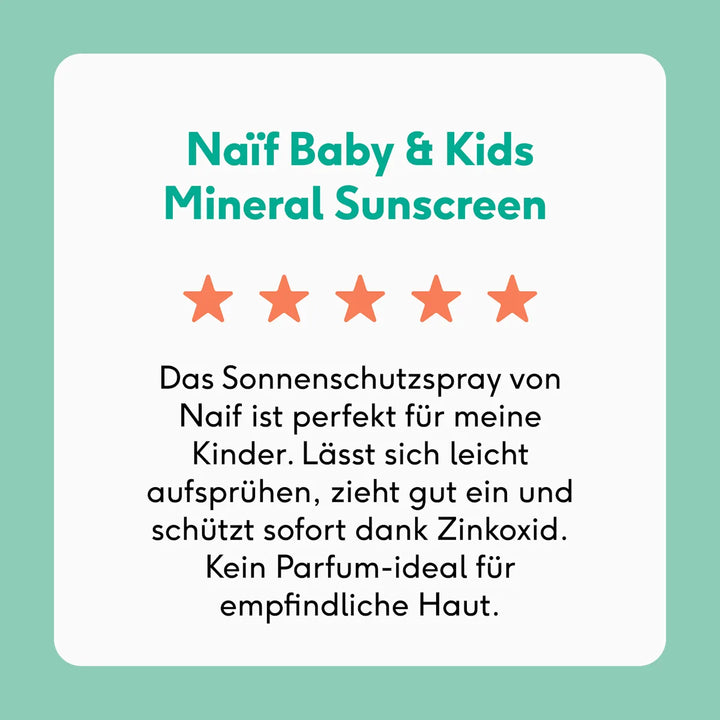 Mineralische Sonnencreme Baby & Kind, LSF 50, 0% Parfüm (100 ml)