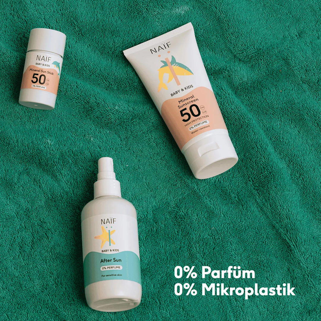 Mineralische Sonnencreme Baby & Kind, LSF 50, 0% Parfüm (100 ml)