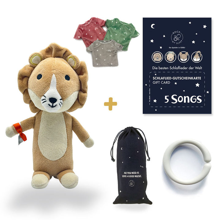 Schlaf-Gut-Set: Eddie der Löwe