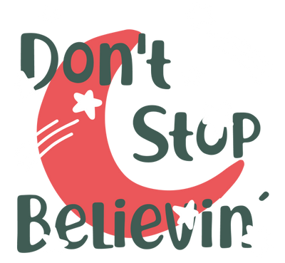 Lätzchen "Don´t Stop Believin´"