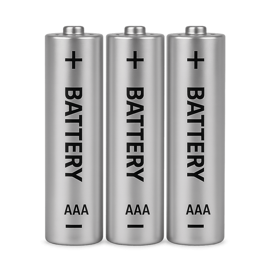 3er Set AAA-Batterien
