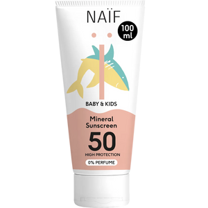 Mineralische Sonnencreme Baby & Kind, LSF 50, 0% Parfüm (100 ml)