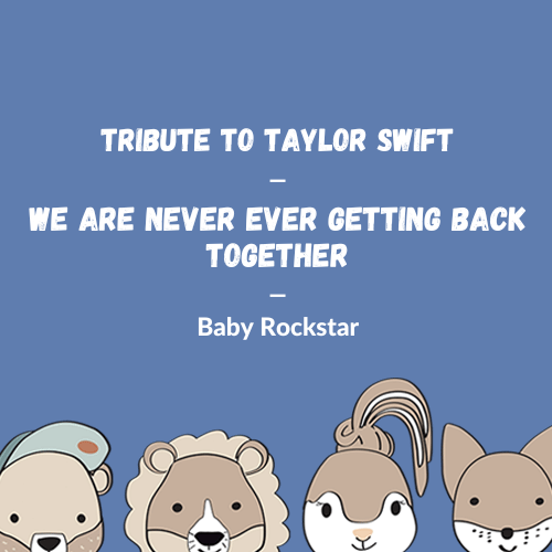 Taylor Swift - We Are Never Ever Getting Back Together für die Spieluhr